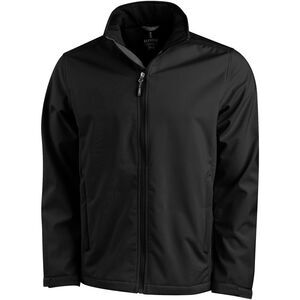 Elevate Mens Maxson Softshell Jacket / Solid Black